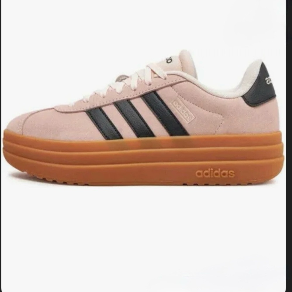 Adidas Pink Sneakers VL Bold Court size 6.5 women